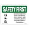 Signmission OSHA Sign, Respirator W/ Hepa Cartridge, 18in X 12in Rigid Plastic, 18" W, 12" H, Landscape OS-SF-P-1218-L-10722 - alternate 1